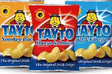 Tayto Variety 12 pack Crisps from Ireland 12 x 25g